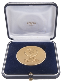 2002 FIFA World Cup Korea-Japan Medal (Bertoni) With Original Presentation Box (Brazilian Football Confederation Employee LOA)